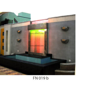 sleek and artistic Modern Glass Fountain