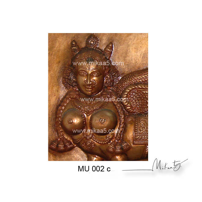 Traditional Kamadhenu wall mural - Image 3