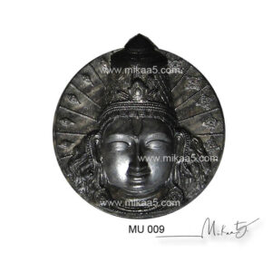 Lord Vishnu mural made out of Composite Stone