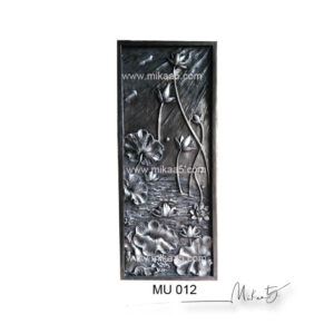 Lotus Mural is made out of Composite Wood behavior of a Lotus Plant.