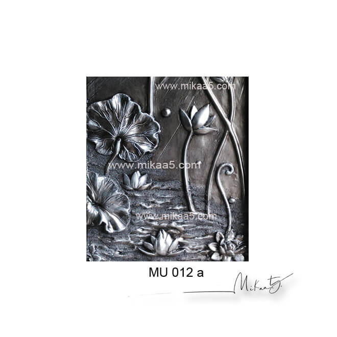 Lotus Mural is made out of Composite Wood behavior of a Lotus Plant. - Image 2