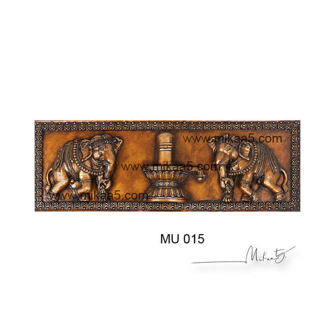 lingam vasakal mural with elephants