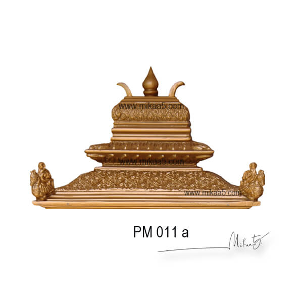 Small Temple For Home | Wall Mounted Pooja Shelf - Image 2