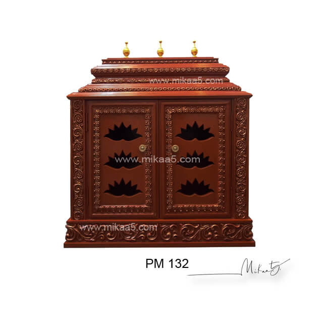 Elegance with Chennai's Finest Wooden Pooja Mandapams