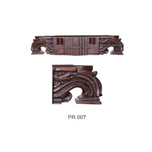 South Indian Style Carved Wooden Wall Brackets