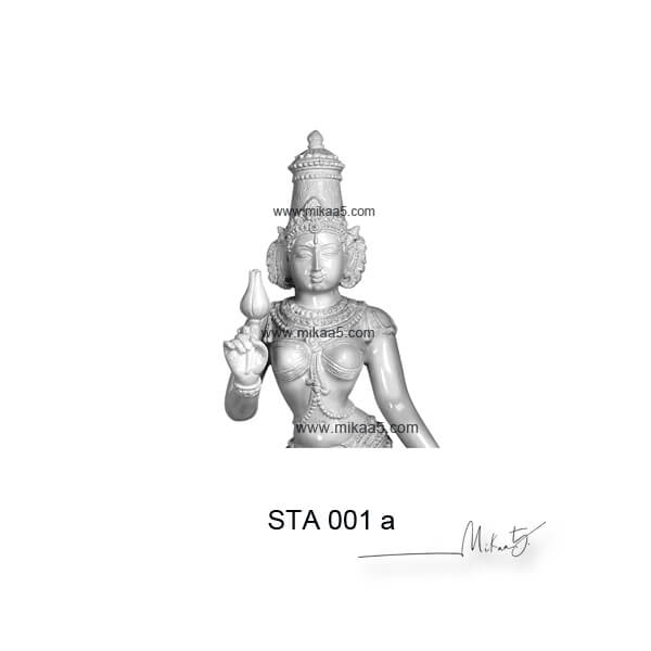Elegant Sivagami Statue for Home - Image 2