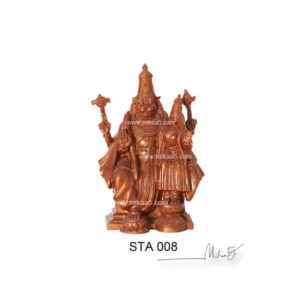 Narasimhar with Lakshmi Statue - Divine Harmony