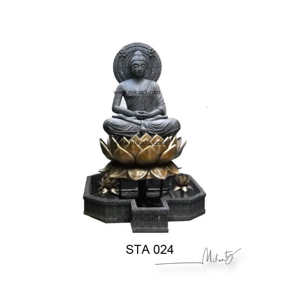 Lord Buddha Lotus Pose Fountain